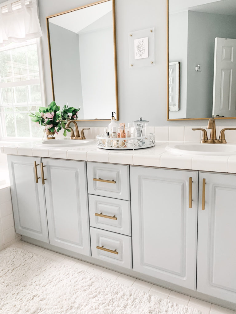 A Master Bathroom Gets a BIG Update With Painted Cabinets & What Is “Priority Theft?”