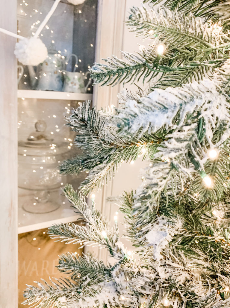 How To Flock Your Christmas Tree And 9 Little Ways To Slowly Start Decorating