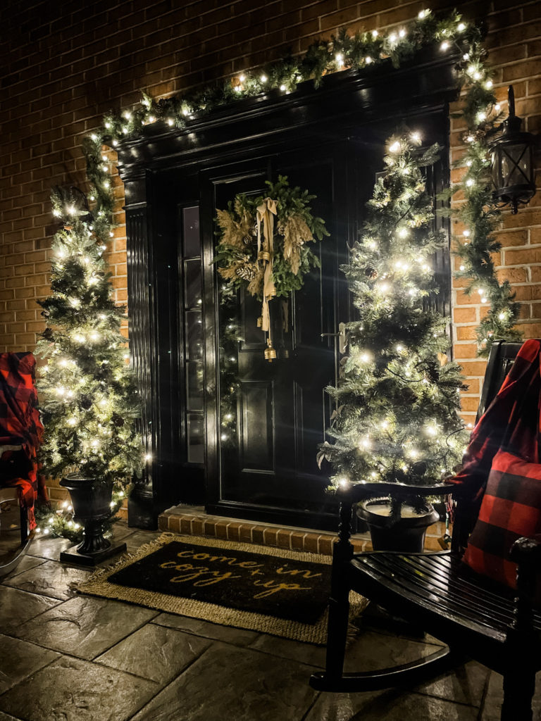 Outdoor Christmas Lights At Night Tour On The Patio & More