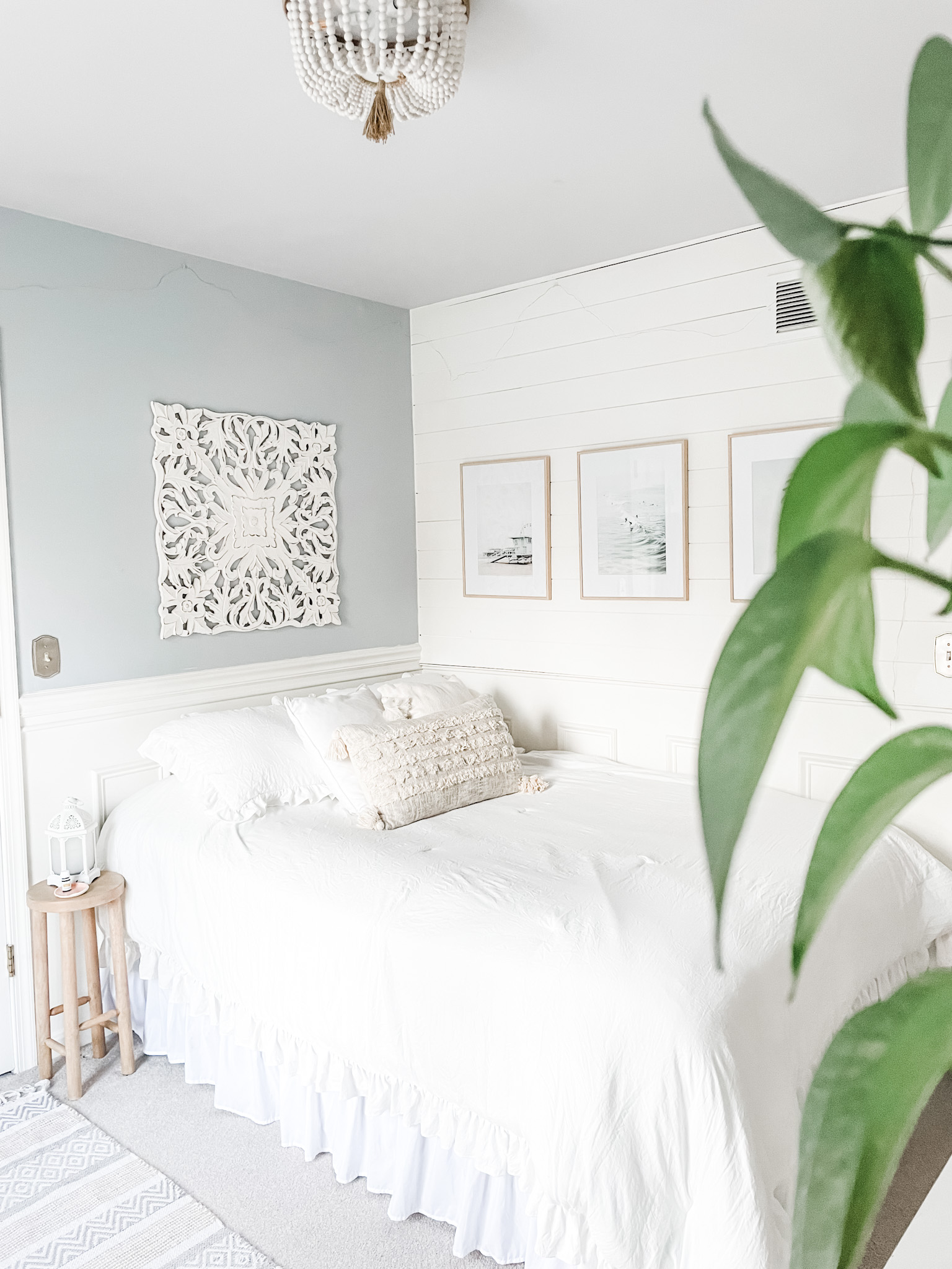 How To Decorate A Coastal Themed – Beachy Bedroom - Home with Heather