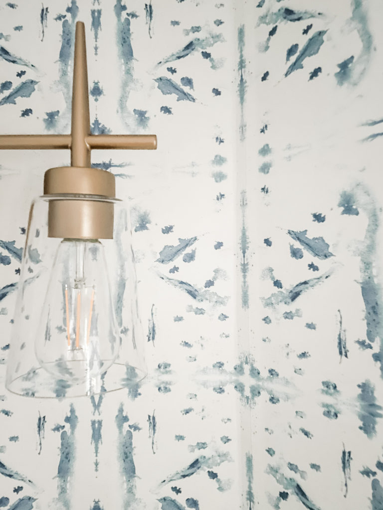 Wait Until You See This Powder Room Wallpaper