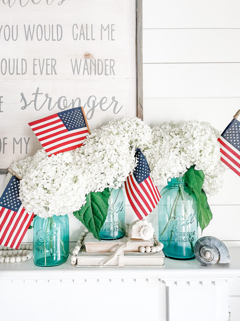 2 Quick Ways To Decorate For The 4th Of July -Patriotic Summer Decor Home Tour