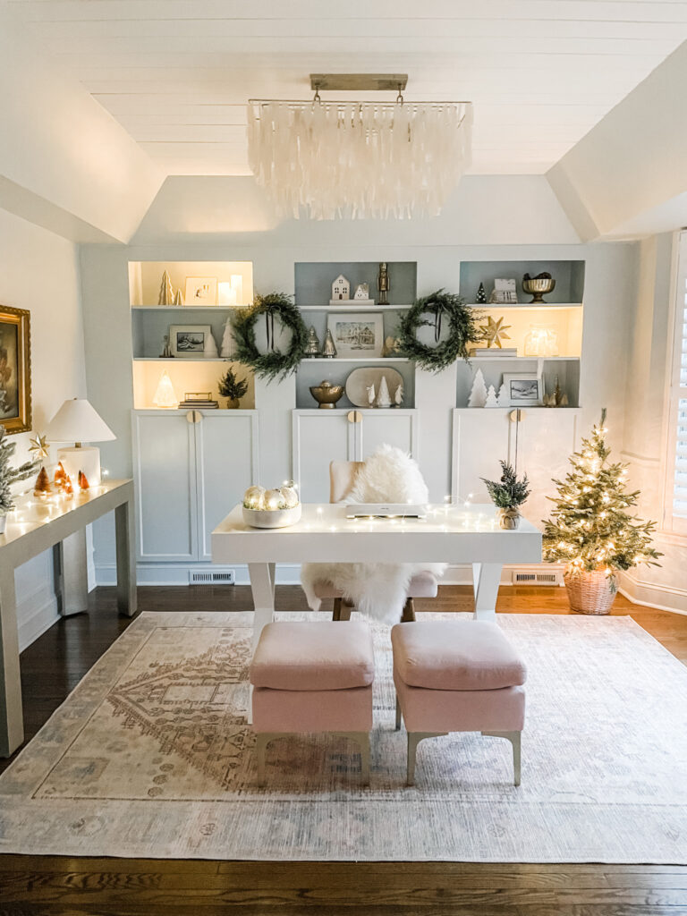 Wait Until You See This Home Office Decorated For Christmas