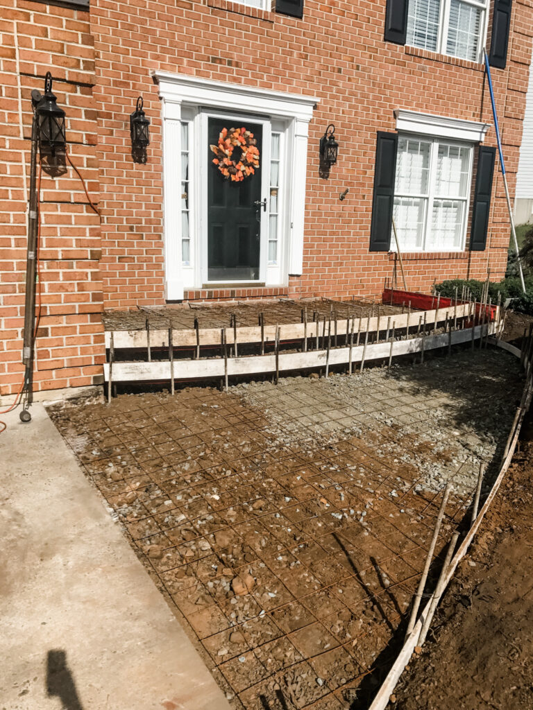 Welcoming Front Porch a residential patio renovation