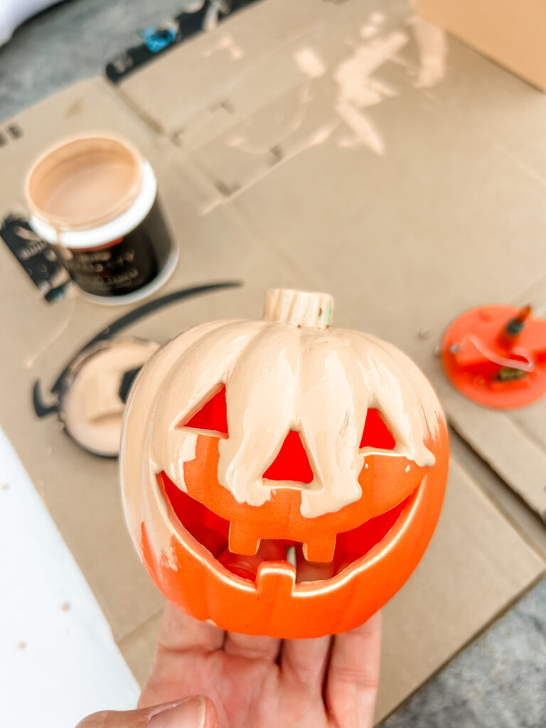 DIY fall pumpkin decoration
